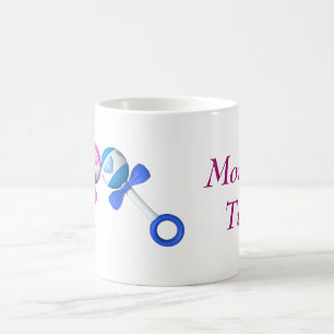 Mum Of Twins Coffee Mug (boy/girl)