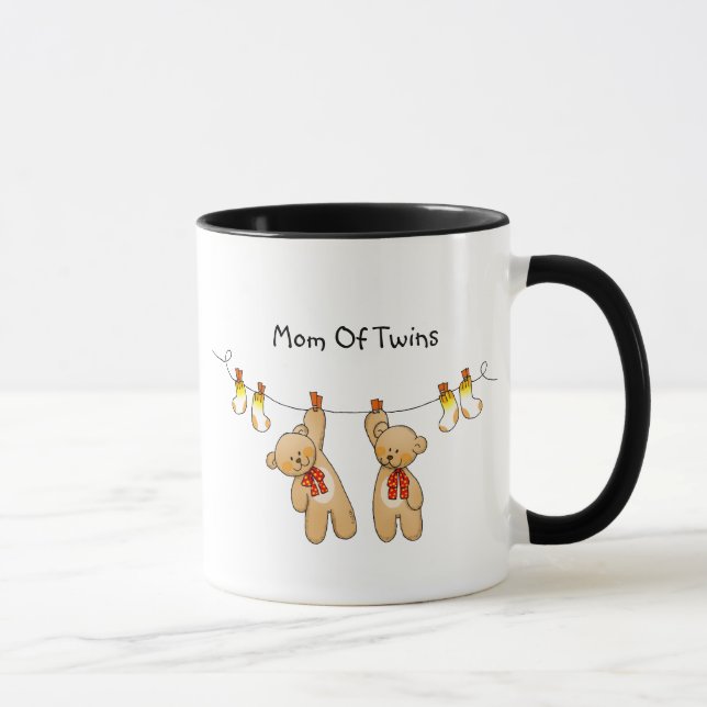 Mum of twins mug (Right)