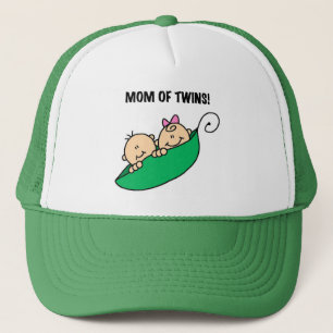 Mum of Twins-Peas in a Pod Tshirts and Gifts Trucker Hat