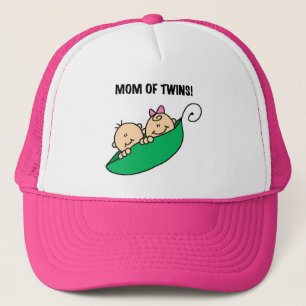 Mum of Twins-Peas in a Pod Tshirts and Gifts Trucker Hat
