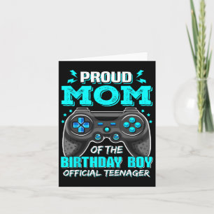 Mum Official Teenager Video Game 13th Birthday  Card