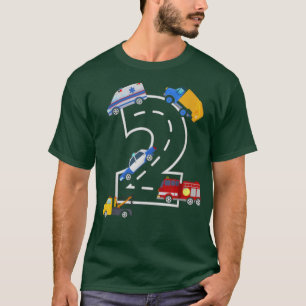 Mum or Dad 2nd Birthday Trucks I'm 2 Year Old Truc T-Shirt