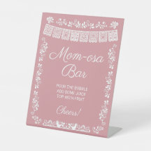 Mum-osa Bar Blush Pink Baby Shower