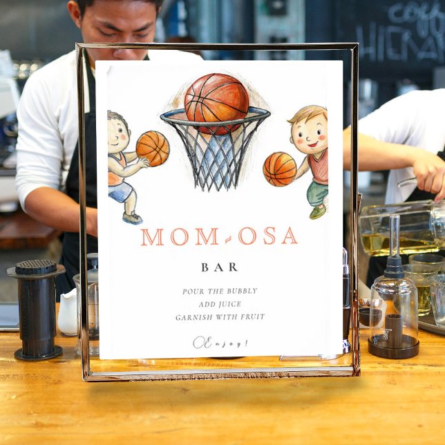 Mum-osa Our Little Champ Basketball Baby Shower Poster (Creator Uploaded)