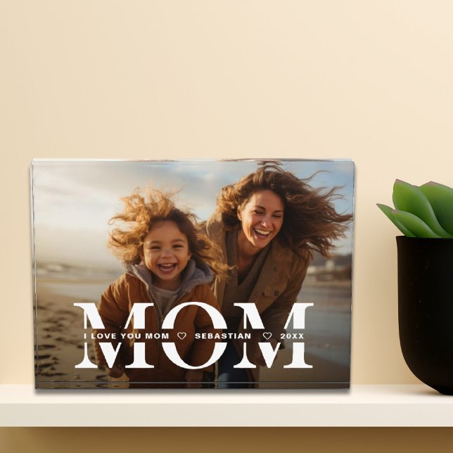 Mum overlay with kids names mothers day photo block (Creator Uploaded)