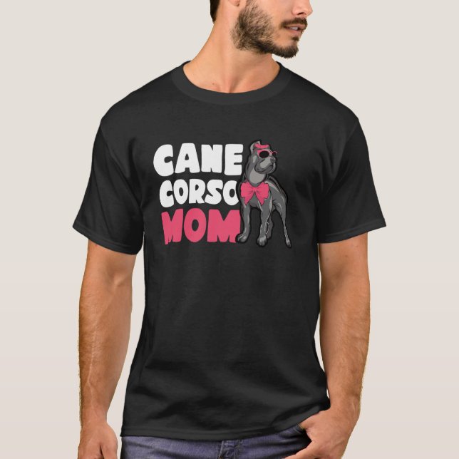 Mum Owner Cane Corso  Female Sunglasses Knot T-Shirt (Front)