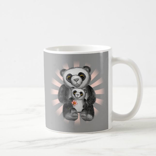 Mum Panda Bear Love  mug (Right)