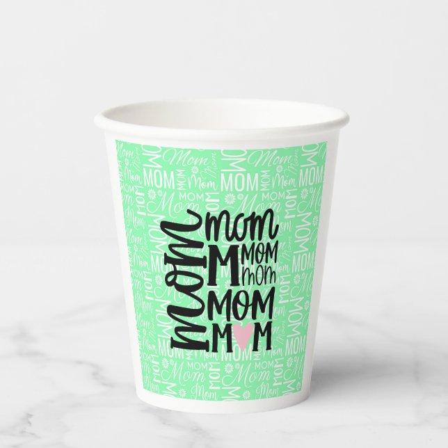 Mum  paper cups (Front)