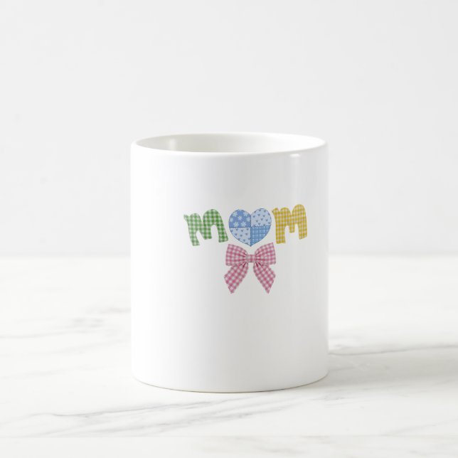 Mum Patchwork Mother's Day Gift Coffee Mug (Center)