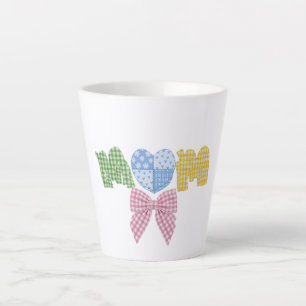 Mum Patchwork Mother's Day Gift Latte Mug