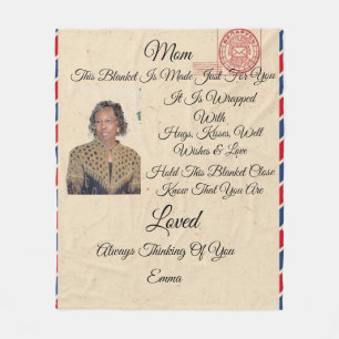 Mum Personalise Fleece Blanket