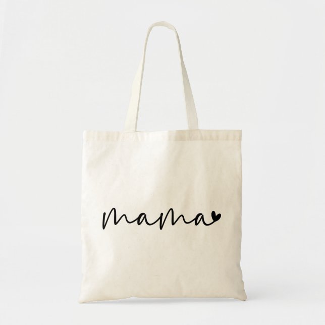 mum Personalised Girl Tote Bag (Front)