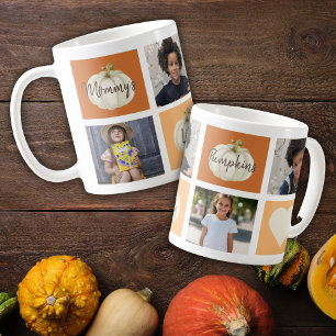 Mum Photo Collage Fall Coffee Mug