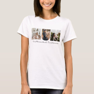 Mum Photo Collage T-Shirt