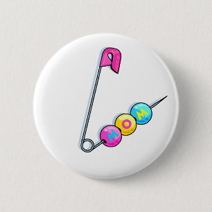 Mum (Pin) 6 Cm Round Badge