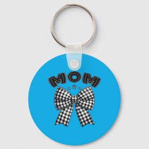 Mum Pit Crew Family Racing Birthday Race Car Key Ring