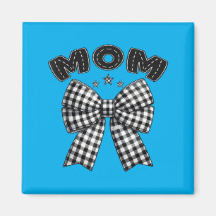 Mum Pit Crew Family Racing Birthday Race Car Magnet