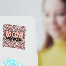 Mum Power Pink Leopard Print