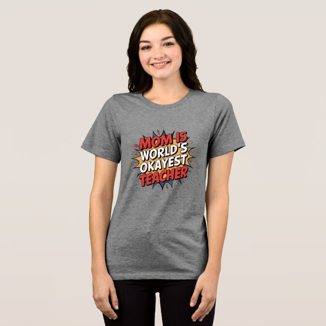 Mum Power Tri-Blend Shirt (Front Full)