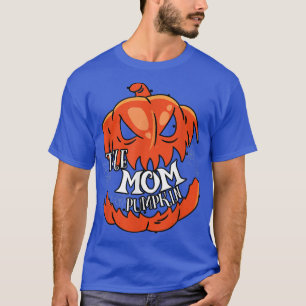 Mum Pumpkin Matching Family Group Halloween Party T-Shirt