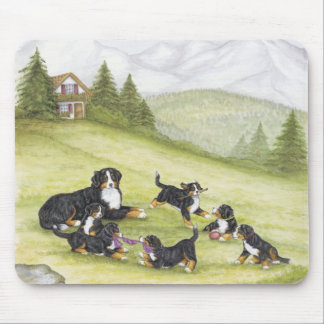 Mum & Pups Mouse Pad