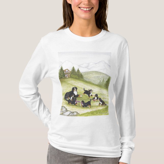 Mum & pups T-Shirt (Front)
