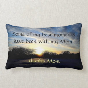 Mum quote throw pillow