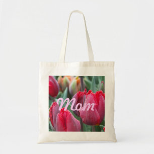 Mum Red Tulip Tote
