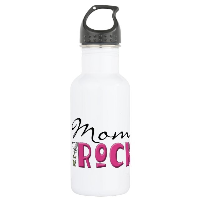 Mum Rocks  BPA FREE BOTTLE (Front)