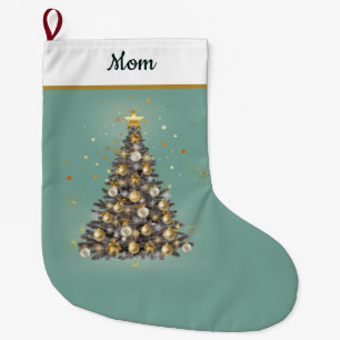 . Mum’s Christmas Stocking – Warm Green Festive