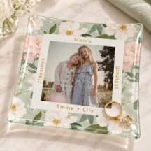 Mum’s Greatest Treasures Watercolor Floral Photo
