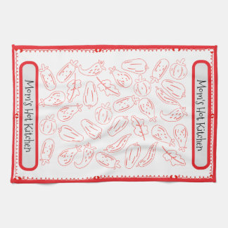 "Mum’s Hot Kitchen" Mother’s Day Gift Tea Towel