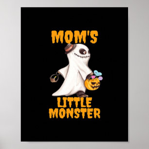 Mum’s Little Boo Monster Funny Graphic Poster