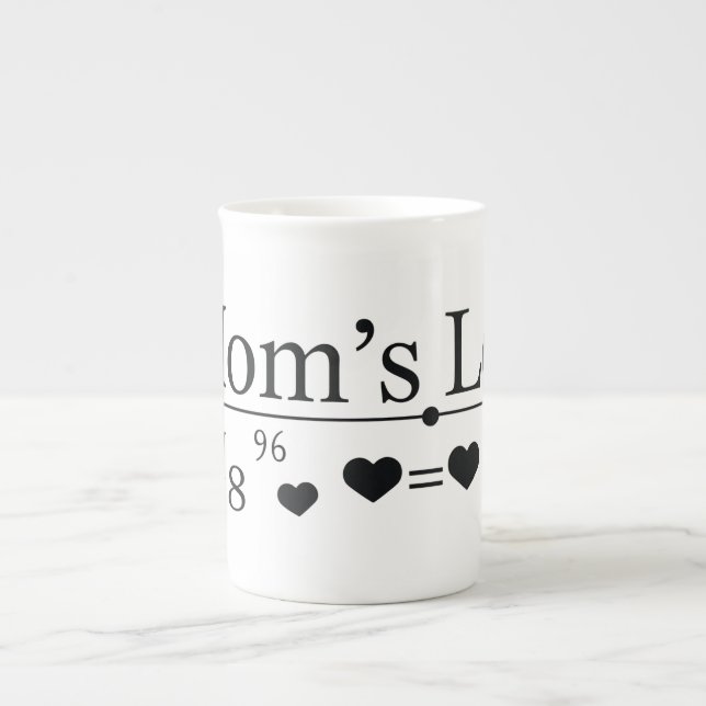 Mum’s Love Formula 02 Bone China Mug (Front)