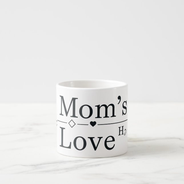 Mum’s Love Formula Espresso Cup (Front)