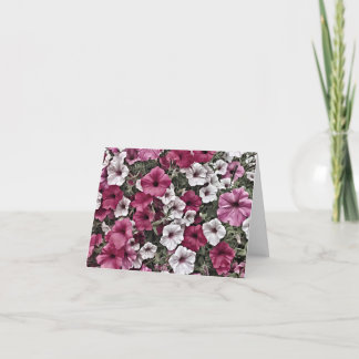 Mum’s Petunias thank you card