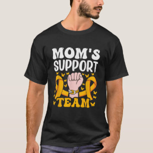 Mum s support team Appendix Cancer Awareness T-Shirt