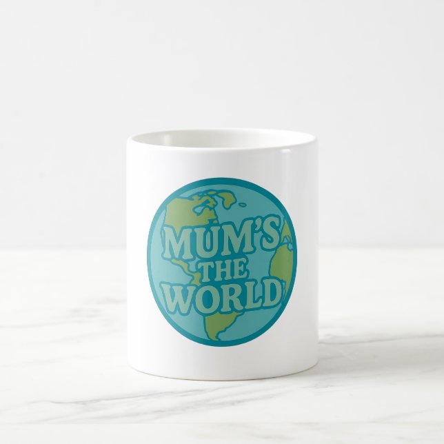 Mum’s The World Retro Globe Coffee Mug (Center)