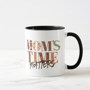 Mum’s Time Matters – Autumn Leaves Fall Season  Mug