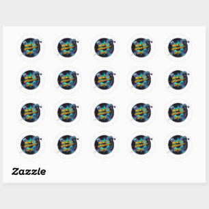 Mum’s Vintage Playlist 03 Classic Round Sticker