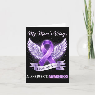 Mum’s wings cover heart mothers alzheimer’s card