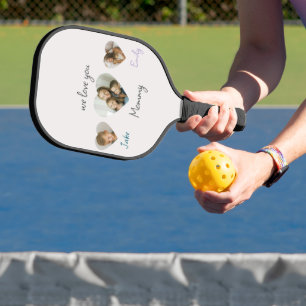 Mum’s Winning Paddle – Personalised Heart Photos