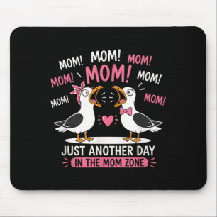 Mum Seagull Funny Mama Seagulls Mothers Day Humour Mouse Pad