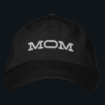 Mum Simple Cool Modern Typography Custom Embroidered Hat<br><div class="desc">Mum Simple Cool Modern Typography Custom Embroidered Baseball Cap features the simple modern embroidered text "Mum". Perfect as a gift for mum for Mother's Day,  Christmas,  birthday and more. Created by Evco Studio www.zazzle.com/store/evcostudio</div>