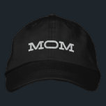 Mum Simple Cool Modern Typography Custom Embroidered Hat<br><div class="desc">Mum Simple Cool Modern Typography Custom Embroidered Baseball Cap features the simple modern embroidered text "Mum". Perfect as a gift for mum for Mother's Day,  Christmas,  birthday and more. Created by Evco Studio www.zazzle.com/store/evcostudio</div>