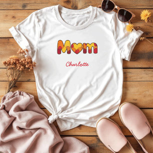 Mum Simple Gift For Mum Cute Mother's Day T-Shirt