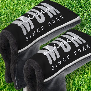 Mum Since 20XX Modern Simple Preppy Golf Head Cover