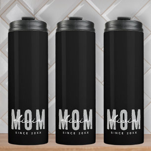 Mum Since 20XX Modern Simple Preppy Thermal Tumbler