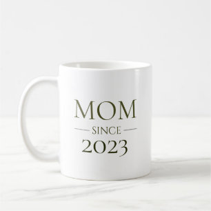 Mum Since Personalised Year Minimal Motherhood Coffee Mug