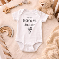 Mum Soccer Fan Baby Name Custom